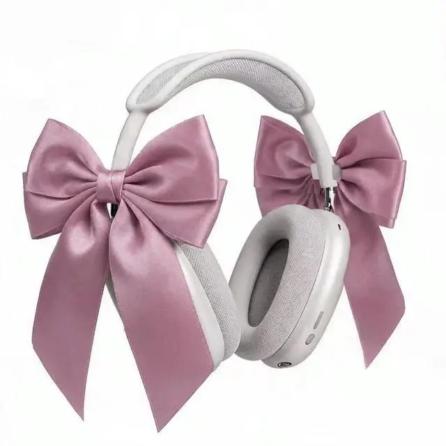 Main image of Dark Pink Bow Decor for AirPods Max, Cute Headset Attachment for Women Accessories for Apple AirPods Max