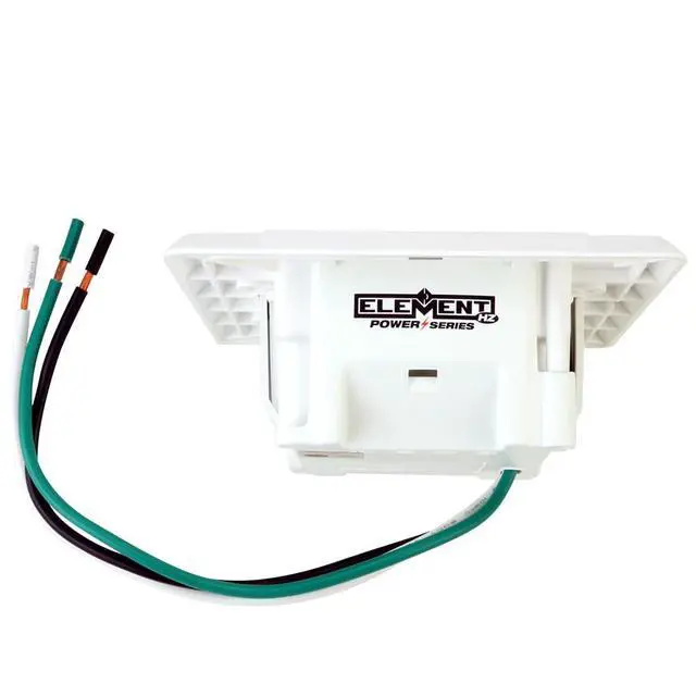 Alt view image 3 of 5 - Element-Hz Power Series in-Wall Surge Protector w/Recessed Dual Outlet, 1080 Joules
