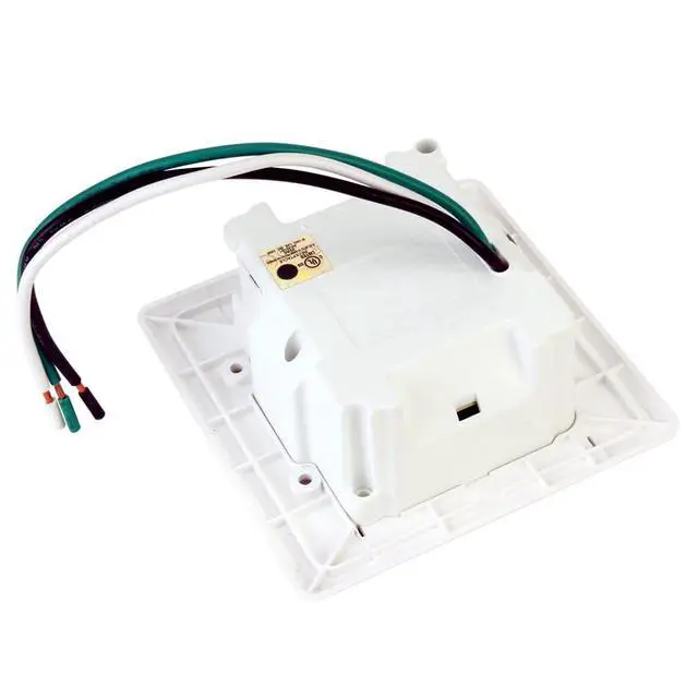 Alt view image 4 of 5 - Element-Hz Power Series in-Wall Surge Protector w/Recessed Dual Outlet, 1080 Joules
