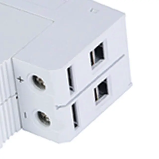 Alt view image 5 of 7 - Dc Solar Surge Protector, 2P 20KA Voltage Surge Protector Surge Protective Device DC Photovoltaic Lightning Protector Low-Voltage Arrester Solar PV Lightning Arrester Device for Home