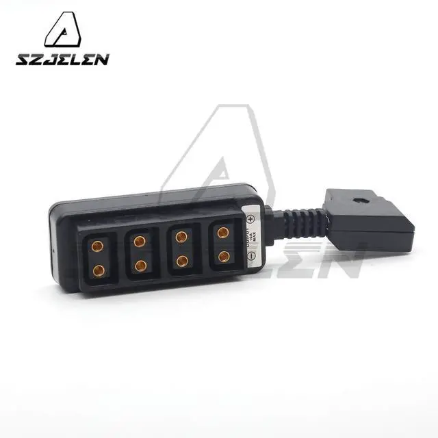 Alt view image 2 of 5 - Ultrashort Dtap Splitter,P-tap Splitter Cable,D-tap to 4ports P-tap D-tap Splitter Cable for Photography Power,Dtap PowerTap Receptacle