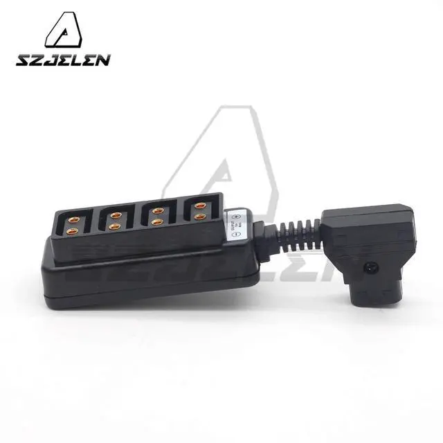 Alt view image 4 of 5 - Ultrashort Dtap Splitter,P-tap Splitter Cable,D-tap to 4ports P-tap D-tap Splitter Cable for Photography Power,Dtap PowerTap Receptacle