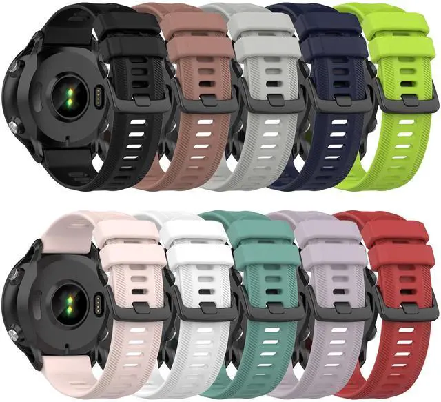 Main image of Band for Garmin Forerunner 955, Soft Silicone Replacement Band for Garmin Forerunner 955 Solar (No Tracker, Replacement Bands Only)