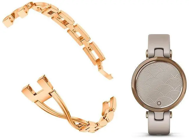 Main image of Stainless Steel Straps Compatible with Lily Smartwatch Replacement Band X-style Dressy Accessories Wristband for Women