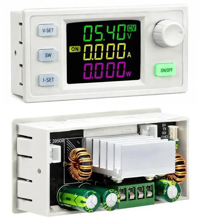 Main image of 60W DC Boost Buck Converter, CC CV CP Solar Charging Power Module | 5A Adjustable DC-DC Voltage Regulator for Solar Panel Lab Power Supply DIY, 6-36V to 0-36V with MPPT Solar Charging