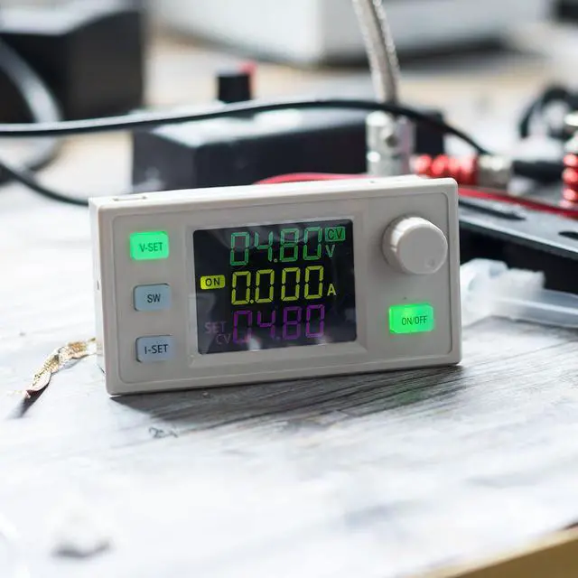 Alt view image 7 of 7 - 60W DC Boost Buck Converter, CC CV CP Solar Charging Power Module | 5A Adjustable DC-DC Voltage Regulator for Solar Panel Lab Power Supply DIY, 6-36V to 0-36V with MPPT Solar Charging