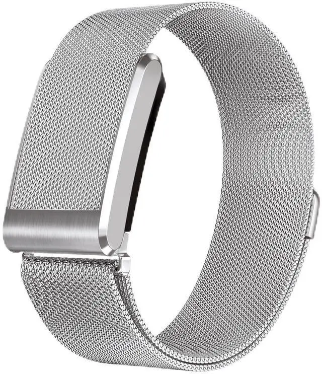 Main image of Milanese Stainless Steel Band Compatible with WHOOP 5.0, One, Peak, Life Lightweight Magnetic Breathable Metal Replacement Strap & Fully Adjustable Wristband