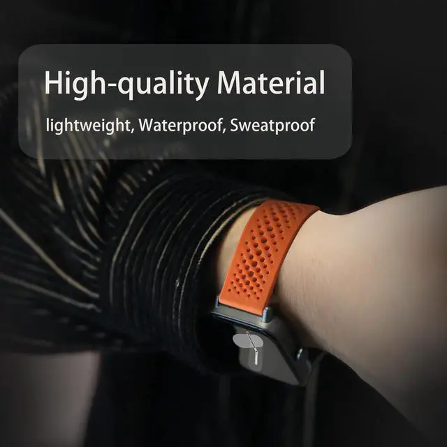 Alt view image 6 of 6 - Compatible with Garmin Approach J1 Band, 20mm Quick Release Silicone band with Metal Buckle Compatible for Garmin Approach S50, S44, S42, S40, J1 Smartwatch