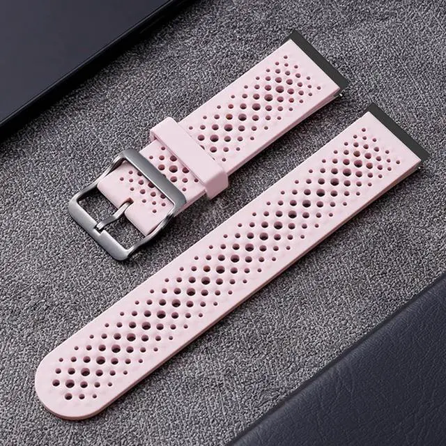 Alt view image 2 of 5 - Compatible with Garmin Venu X1 Bands, Silicone band with Metal Buckle Compatible with Garmin Venu X1 Smartwatch