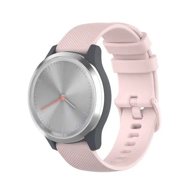 Alt view image 6 of 7 - Bands Compatible with Garmin Venu 4 41mm/Vivoactive 4S/Vivomove 3S/Venu 2S/Venu 3S/Forerunner 255S 265S Band, Silicone Quick Release Straps 18MM Replacement Wristband (10 Colors)
