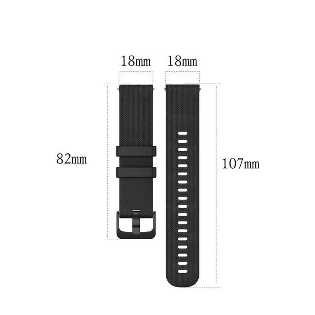 Alt view image 7 of 7 - Bands Compatible with Garmin Venu 4 41mm/Vivoactive 4S/Vivomove 3S/Venu 2S/Venu 3S/Forerunner 255S 265S Band, Silicone Quick Release Straps 18MM Replacement Wristband (10 Colors)