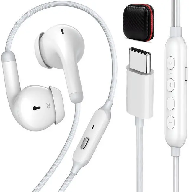 Main image of Wired Earbuds 3 EQ Mode USB C Headphones HiFi Bass Sound Black | Type C Earphones Corded USBC Plug in Ear Buds for iPhone 17 17e 16 Pro Max 15 for Samsung/Galaxy S26 S25 for Google/Pixel 11