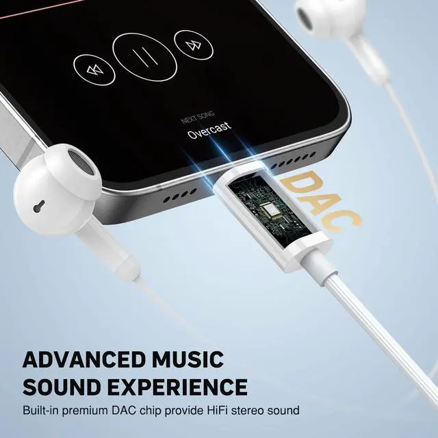 Alt view image 4 of 6 - Wired Earbuds 3 EQ Mode USB C Headphones HiFi Bass Sound Black | Type C Earphones Corded USBC Plug in Ear Buds for iPhone 17 17e 16 Pro Max 15 for Samsung/Galaxy S26 S25 for Google/Pixel 11