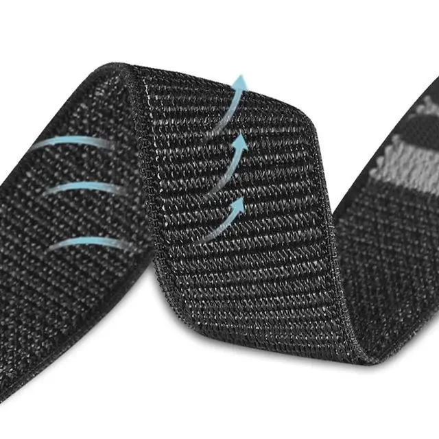 Alt view image 3 of 3 - Strap Compatible with Garmin Forerunner 965/955/945/93522mm Replacement Watch band - Woven Nylon with Hook-And-Loop