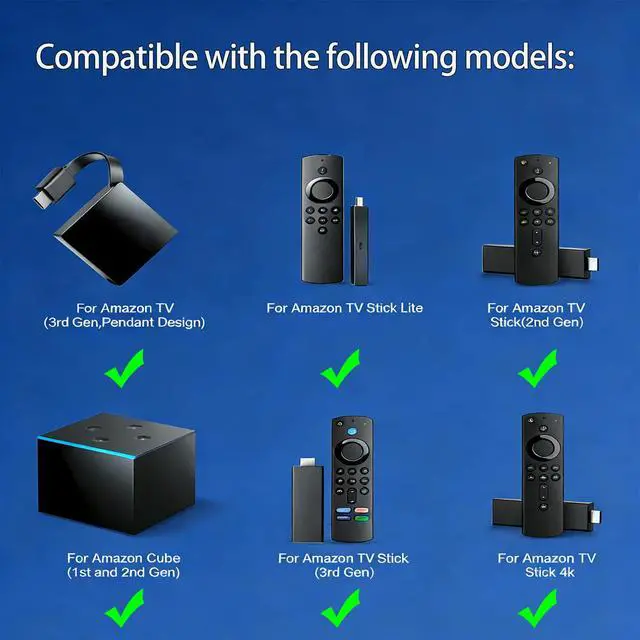 Alt view image 2 of 7 - DR49WK B/PE59CV Replacement Remote Control for AMZ TV 2nd/3nd Gen Stick | for TVs Stick Lite/4K, Cube (1st Gen/2nd Gen, and Later), Voice Search