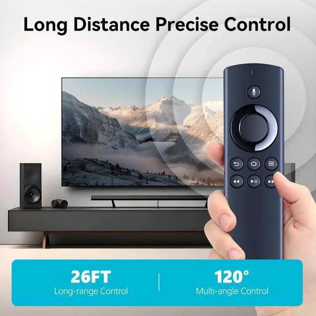 Alt view image 6 of 7 - DR49WK B/PE59CV Replacement Remote Control for AMZ TV 2nd/3nd Gen Stick | for TVs Stick Lite/4K, Cube (1st Gen/2nd Gen, and Later), Voice Search