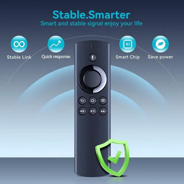 Alt view image 3 of 7 - DR49WK B/PE59CV Replacement Remote Control for AMZ TV 2nd/3nd Gen Stick | for TVs Stick Lite/4K, Cube (1st Gen/2nd Gen, and Later), Voice Search