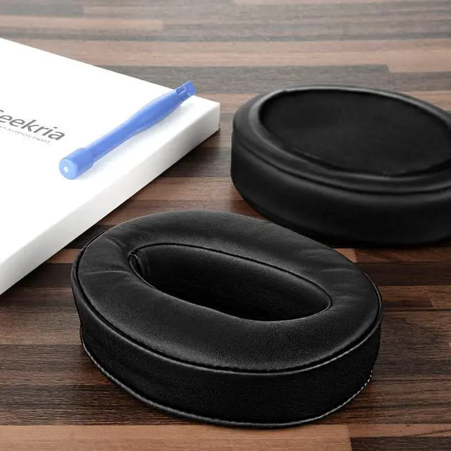 Alt view image 4 of 6 - Replacement Soft Ear Pads for Sennheiser HD 4.50BT/ 4.50BTNC/ 4.40BT/ 4.30G/ 4.20S/ 458BT/ 450/ 450BT/ 400S/ 350BT Headphones, Ear Cushions with Video Guide (Black)