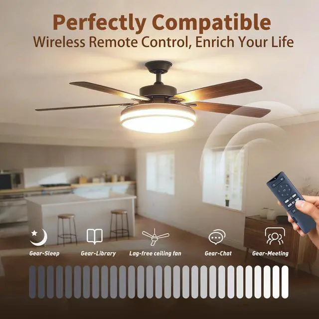 Alt view image 5 of 7 - Replacement Remote Control for VONLUCE & CO-Z Ceiling Fans | for model: CFN-1314-00 CFN-1460-00 CFN-1314-NI CFN-1314-NG CFN-1314-BK CFN-1319-GB CFN-1319-BW CFN-1319-NG