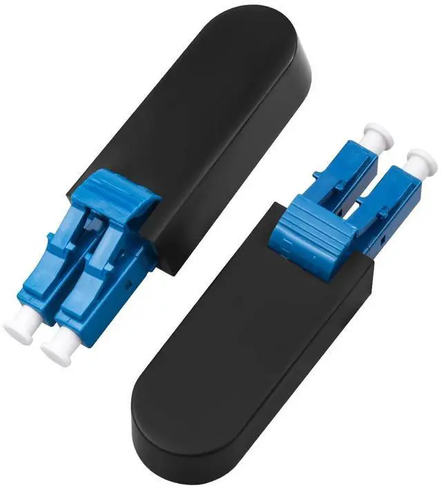 Alt view image 2 of 7 - LC/UPC Fiber Optic Loopback Adapter Optical Cable 9/125 Singlemode Test Adapter Connector for Testing Applications,4 Pack