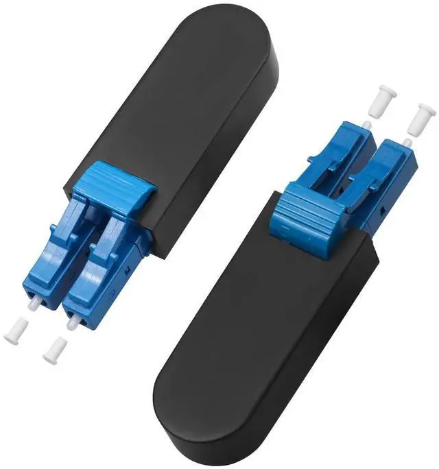 Alt view image 3 of 7 - LC/UPC Fiber Optic Loopback Adapter Optical Cable 9/125 Singlemode Test Adapter Connector for Testing Applications,4 Pack