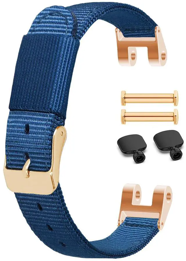 Main image of Bands Fit for Garmin Lily Bands Women with 2x Screws and Wrench Removal Tools, 14.2mm Width Soft Nylon Replacement Watch Straps Fit for Garmin LilY Women Smartwatch