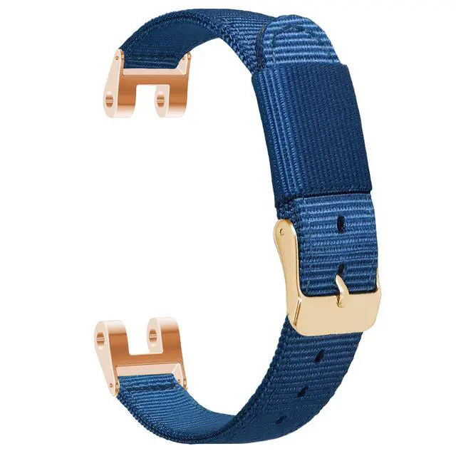 Alt view image 2 of 7 - Bands Fit for Garmin Lily Bands Women with 2x Screws and Wrench Removal Tools, 14.2mm Width Soft Nylon Replacement Watch Straps Fit for Garmin LilY Women Smartwatch