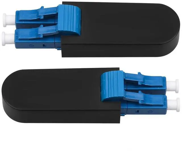 Alt view image 4 of 7 - LC/UPC Fiber Optic Loopback Adapter Optical Cable 9/125 Singlemode Test Adapter Connector for Testing Applications,4 Pack