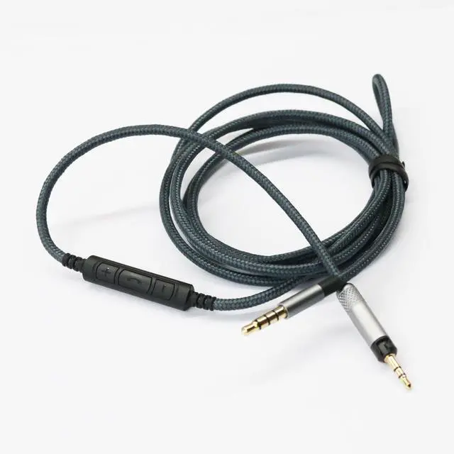 Main image of 3.5mm to 2.5mm Male Audio Cable Compatible with Audio Technica ATH-M50x(2.5mm Port), ATH-M40x, ATH-M70x, ATH-M60X Headphone, Remote Volume Mic Compatible with Samsung Galaxy Android Phone