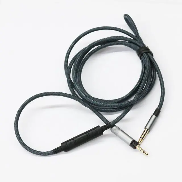Alt view image 2 of 6 - 3.5mm to 2.5mm Male Audio Cable Compatible with Audio Technica ATH-M50x(2.5mm Port), ATH-M40x, ATH-M70x, ATH-M60X Headphone, Remote Volume Mic Compatible with Samsung Galaxy Android Phone