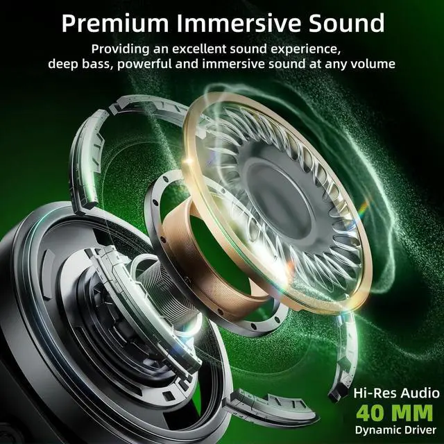 Alt view image 2 of 7 - Wireless TV Headphones for Seniors, TV Headphones Wireless with Transmitter Charging Base, Comfortable Over-Ear, Long Battery Life, Easy Volume Control, Ideal for Elderly & Late-Night TV Watching