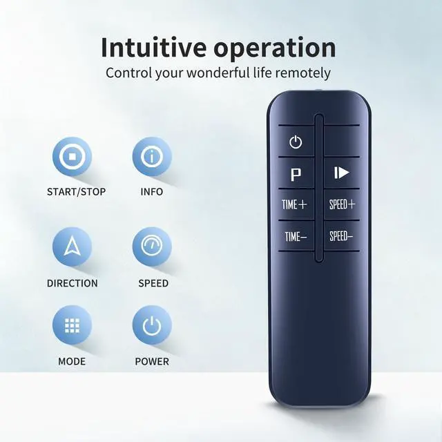 Alt view image 5 of 7 - Replacement Remote for LifePro Waver Vibration Plate Exercise Machine | LP-WVR-BLU LP-WVR-PNK LP-WVRM Models