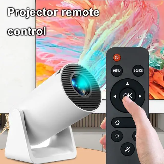 Alt view image 5 of 7 - New Replacement Remote Control Compatible with Wimius S27 Mini LED LCD Wi-Fi Movie Portable Projector