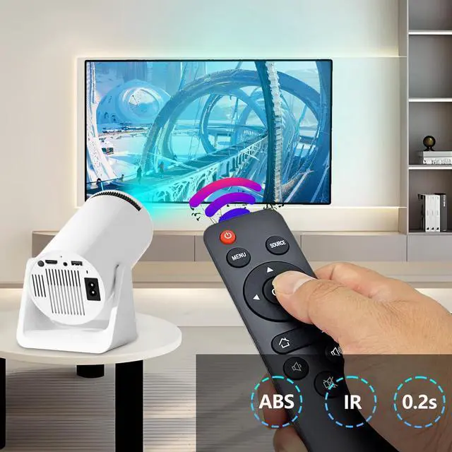 Alt view image 5 of 6 - Replacement Remote Control for Wimius S27 Portable Mini Movie Projector