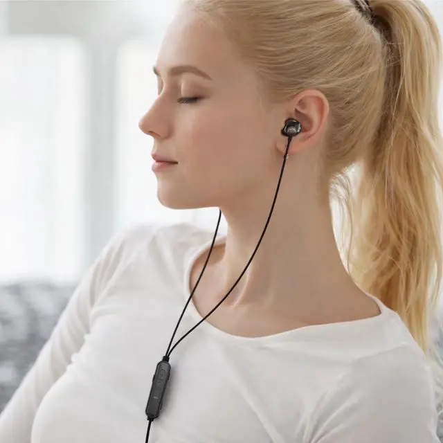 Alt view image 4 of 7 - Active Noise Canceling Earbuds Wired, USB-C, ANC Earbuds, Zero Latency Earbuds, Black IPX4 Sweatproof & Water-Resistant Gaming Earphones - iPhone 17/16/15, Samsung S24, Steam Deck, PC, Laptop