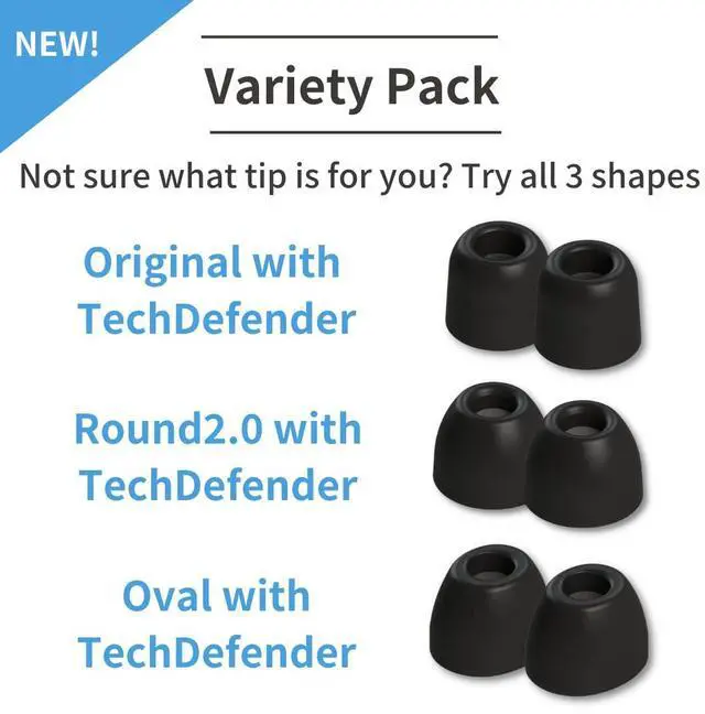 Alt view image 2 of 6 - SmartCore Memory Foam Replacement IEM Ear Tips, Black Medium | 3 Pairs, for Most Wired Devices, Superior Noise Isolation, Ultimate Comfort, Secure Fit