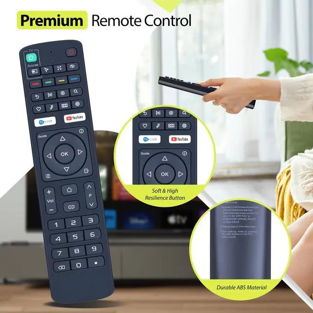 Alt view image 4 of 7 - Replacement Remote Control for Aceconn TV Plus Pro Ultimate 4K UHD Media Streamer