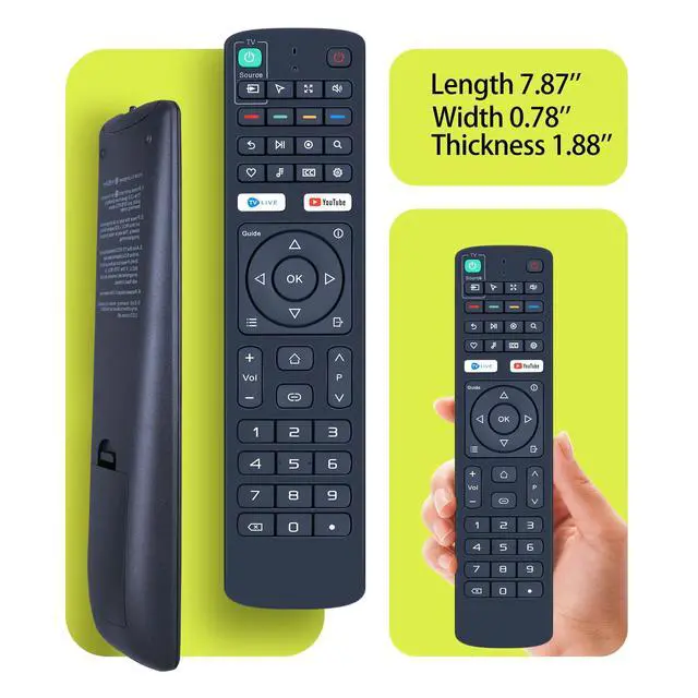Alt view image 5 of 7 - Replacement Remote Control for Aceconn TV Plus Pro Ultimate 4K UHD Media Streamer