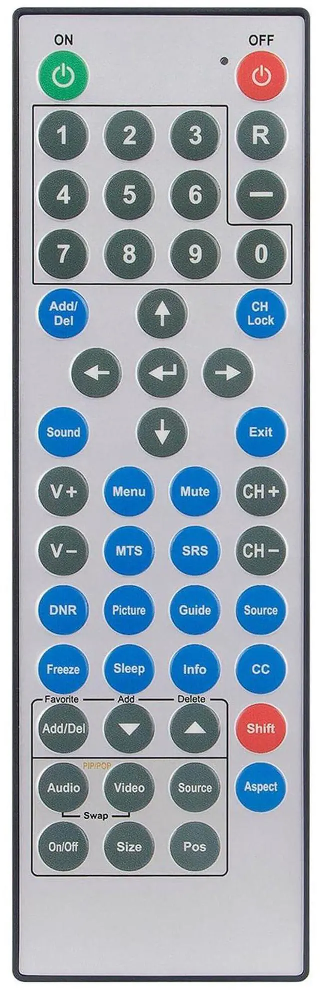 Main image of WR-01 Replace Remote Control fit for All SunBrite Outdoor Smart TV