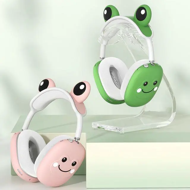 Alt view image 2 of 6 - Case Cover Compatible with AirPods Max 2/1, Ear Pad Case/Ear Cups/Headband Cover for AirPod Max (2026/2024/2020), Cute Cartoon Frog Headphones Accessories Protector for Apple AirPods Max