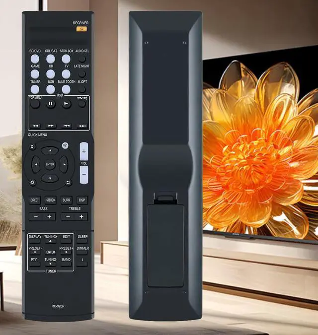Alt view image 2 of 5 - Replacement Remote Control RC-928R for Onkyo RC-909R TX-SR353 TX-SR373 HT-S3900 A/V Receiver