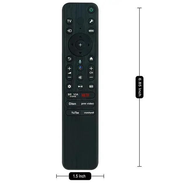 Alt view image 5 of 7 - Replacement Remote Compatible with Sony 4K Ultra HD Google TV X90L Series | BRAVIA XR Full Array LED Smart TV XR-75X90L XR-55X90L XR-65X90L XR-85X90L XR-98X90L XR-55X90CL XR-65X90CL XR-75X90CL