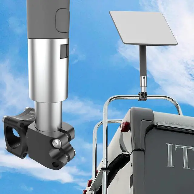 Main image of Starlink Gen 2 Mount for RV Ladder and Roof Rack, Starlink Mini RV Ladder Mount,Load-Bearing 200lbs, Installation Range 0.8-1.17 for Any Horizontal Rod (All Aluminum Material)