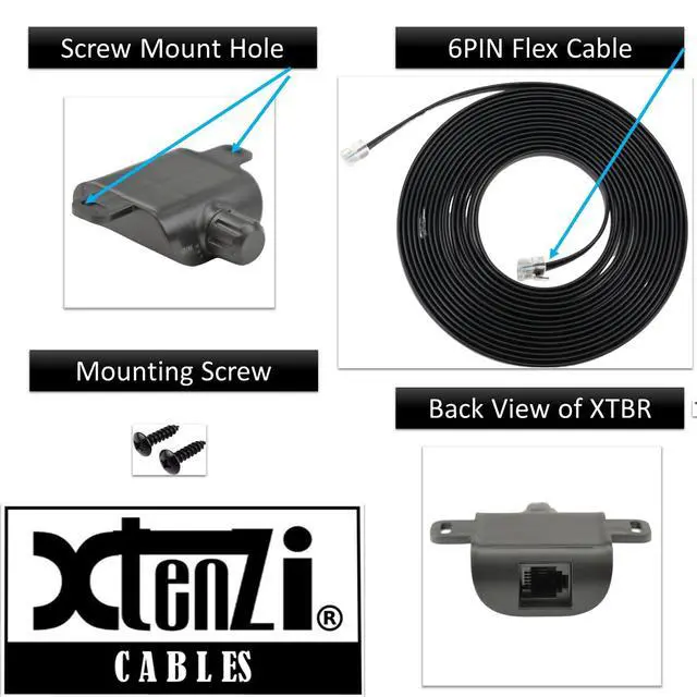 Alt view image 3 of 7 - Amplifier Replacement Bass Knob Control Remote XTBR4 Compatible with Select Kicker IX, ZX, DX, ZXM Amplifier