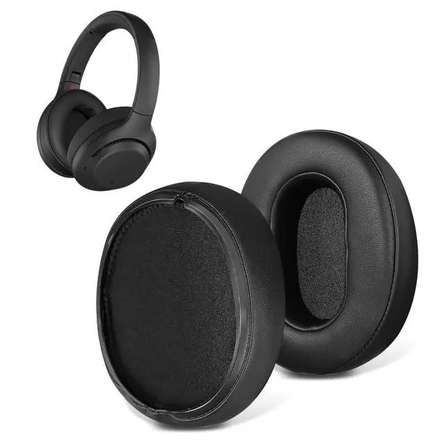 Alt view image 2 of 7 - Replacement Earpads for Sony WH-XB900N/WH-CH710N/WH-CH720N/WH-RF400/MDR-RF895RK Headphones,Ear Pads Cushions with Noise Isolation Memory Foam,Soft Protein Leather-Black