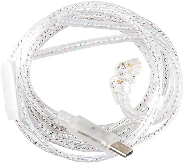 Main image of 3.9ft C03 USB-C Balanced IEM Cable with Mic | 4N Silver-Plated OFC Headphone Cable Earbuds Wire for EDX PRO/Castor/ZS10 PRO/ZST PRO X/ZSN PRO X/ZS12 PRO X