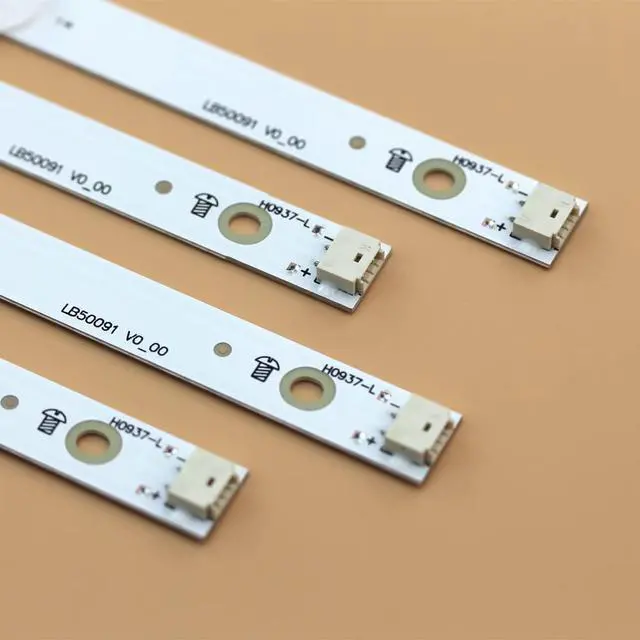 Alt view image 3 of 6 - LB50091 NS-50DF710NA19 LC-50LB601U NS-50DF711SE21 LB-PM3030-GJBBY504X8ABL2-L-T LB-PM3030-GJBBY504X8ABL2-R-T TPT500U1 TPT500J1 LED Backlight Strips for 50 inch tv