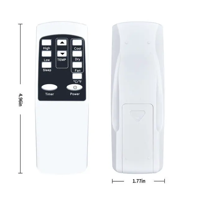 Alt view image 7 of 7 - New Remote Control Replacement for SereneLife Portable Air Conditioner SLPAC10 SLPAC8 SLACHT108 SLACHT128 SLPAC12.5 SLPAC125