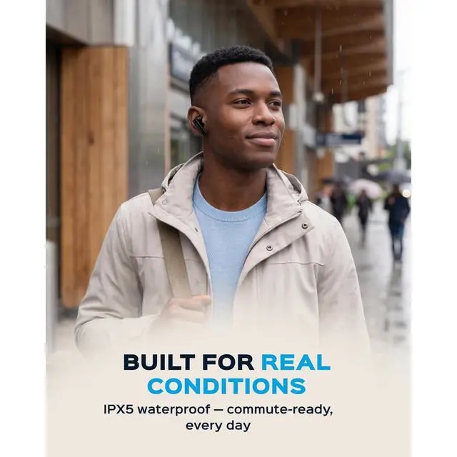 Alt view image 4 of 4 - X8 True Wireless Earbuds - Active Noise Cancelling, Bluetooth 5.4 | IPX5 Waterproof, 40H Playtime, Dual ENC Mics, Comfortable Fit for Running, Sports, Gym, Travel - Exceptional Sound Quality