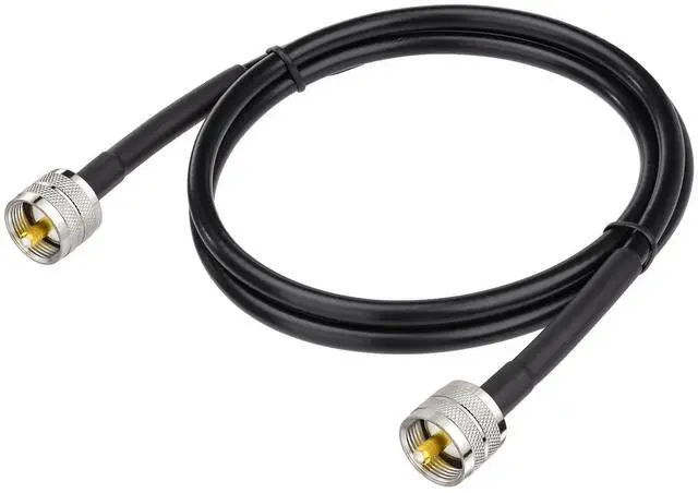 Alt view image 7 of 7 - RG8x Jumper Cable 3ft Low Loss UHF PL259 CB Coax Cable 3-Pack | 50 ohm PL259 cb antenna cables for Ham Radio Antenna Analyzer SWR Meter Dummy Load